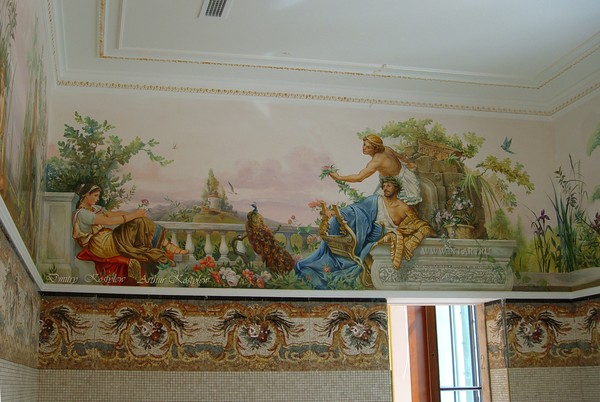 The  Bathroom mural fragment