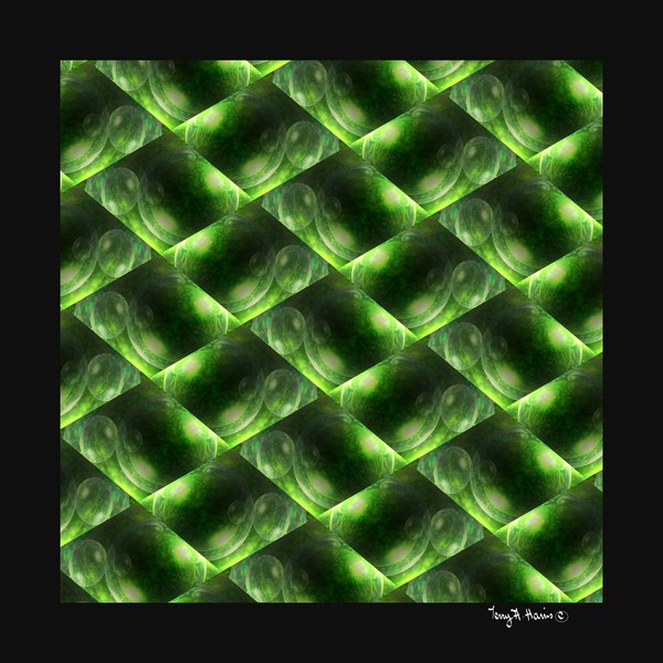 Emerald Bubble Weave Design