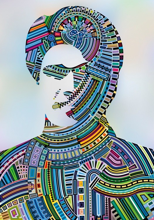 Vector-Self Portrait (Remake)