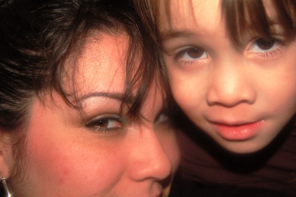 Mother and Son close up