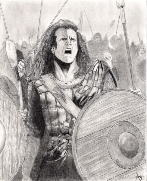 Mel Gibson in Braveheart