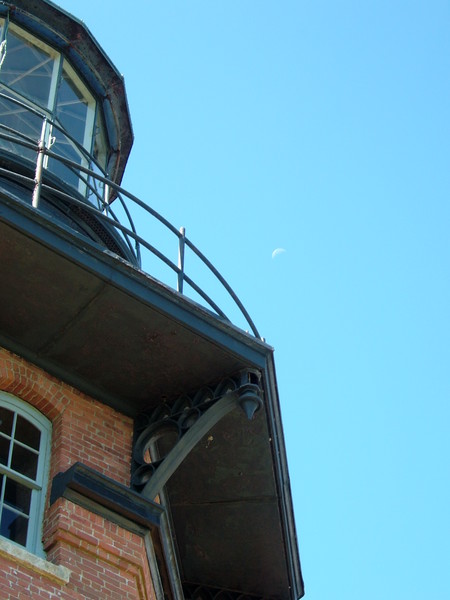 Rising moon over Light House Point