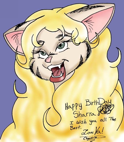 HAPPY BIRTHDAY 2007 Sharra, Color