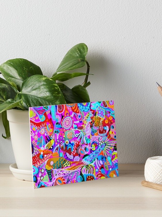 Art board print designed by Veera Zukova