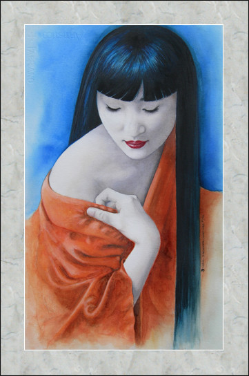 Orange Kimono