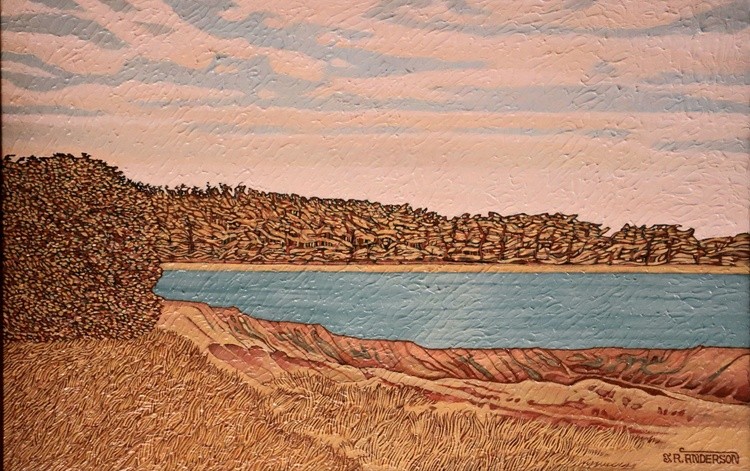 A Fall Lake Scene