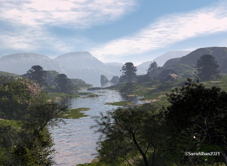 The river