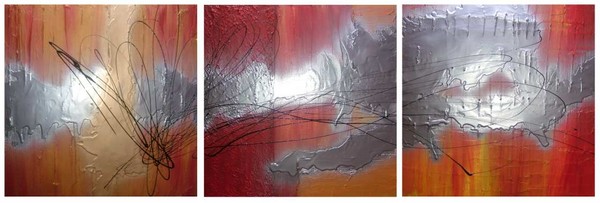 Abstract Chrome Flow