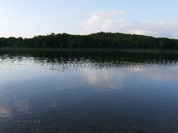Ripples on lake