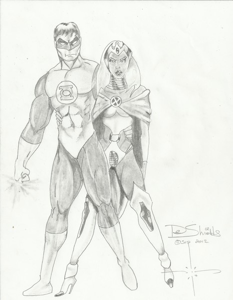 Green Lantern & Stormm