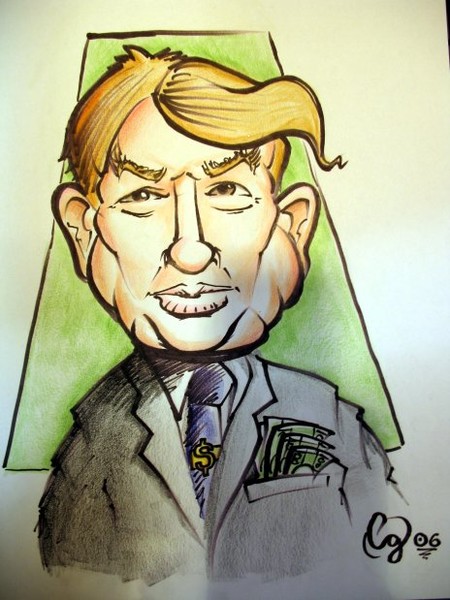 Donald Trump. Rub his belly for wealth!