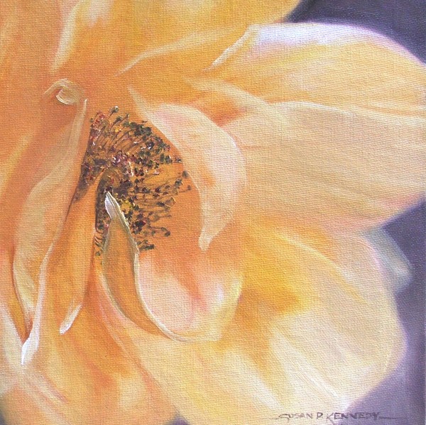 Yellow Rose Detail