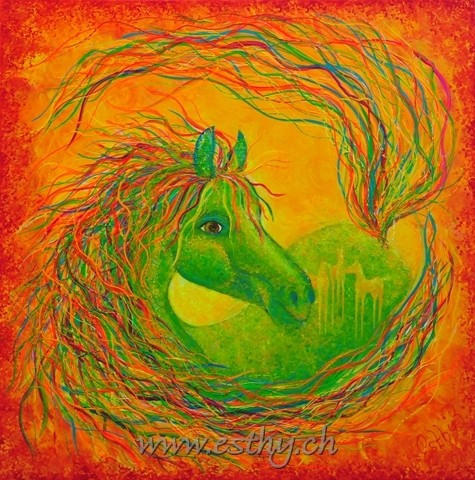 DreamHorse 80x80cm