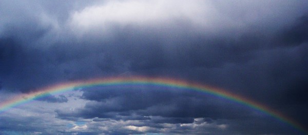 Rainbow &  Stormy Skies