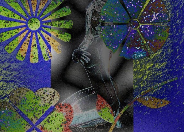 Woman flowers 25