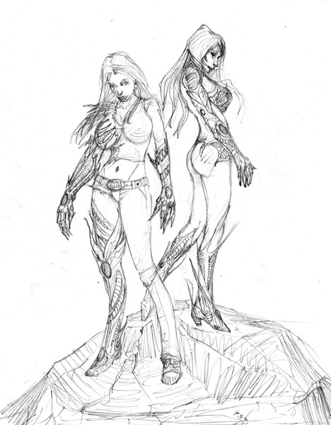 two witchblades...one hour