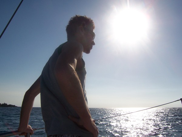 sailing into the sun