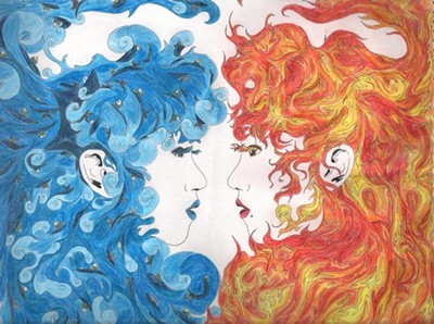 water and fire goddesses