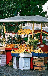 Street Fruit Stand