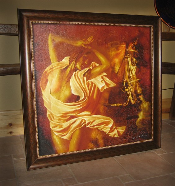 Ecchus and Phiadra framed print