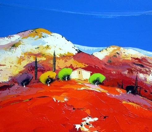 Svjashchenaja mountain, fragment (a series Turkest