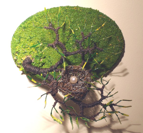 Bird Nest No. 6 - Wall Art Sculpture