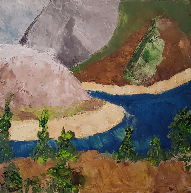 Lake in Pikos D'Europe, Spain, 2017