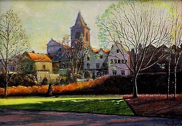 The St-Vedastuschurch in Menen (Belgium)