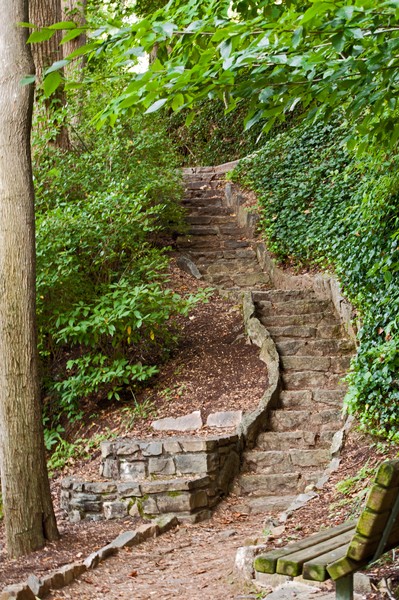 Mystery Stairs - Falls Park - Greenville, SC