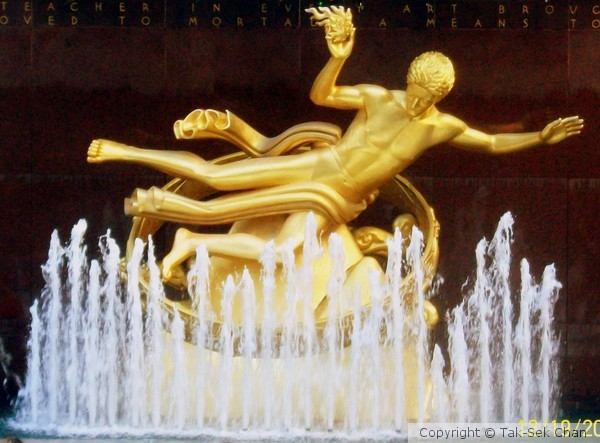 Statue of Prometheus, Manhattan