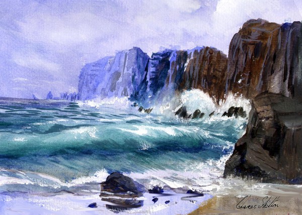 Rocky seascape