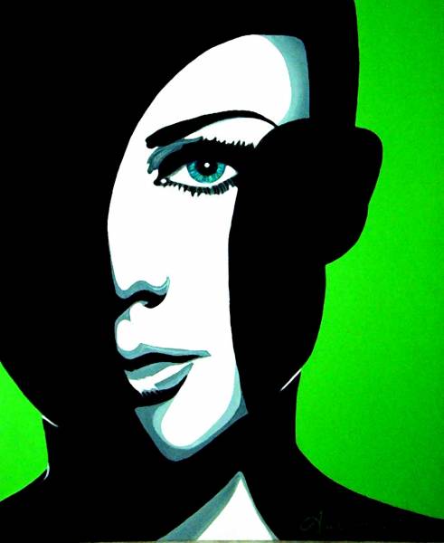 Pop art woman