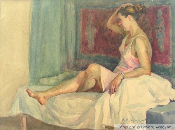 A woman