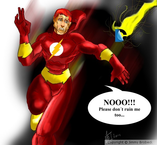 Wally west flees the New 52