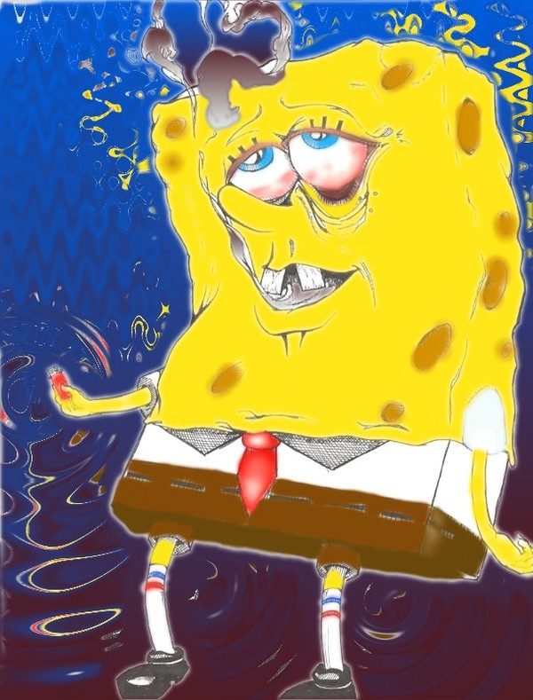 Stoned Bob Squarepants