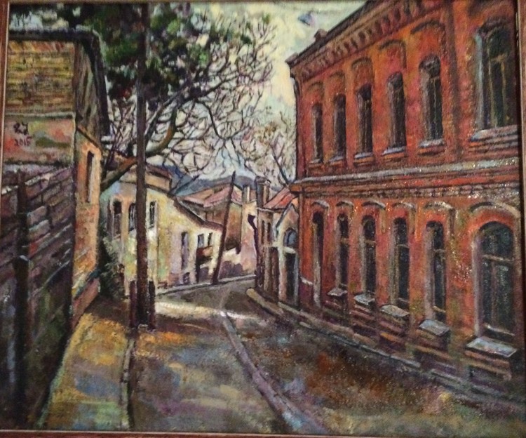 Red house under Mtatsminda (Streem street)