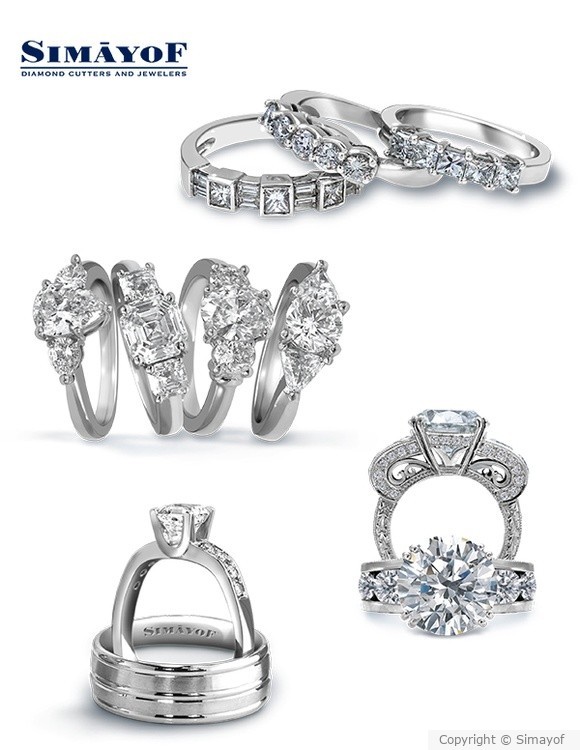 Simayof Jewelers SF Magazine ad compilation