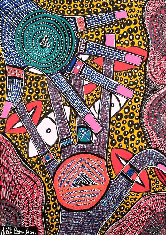 Art collectors original pictures by Mirit Ben-Nun