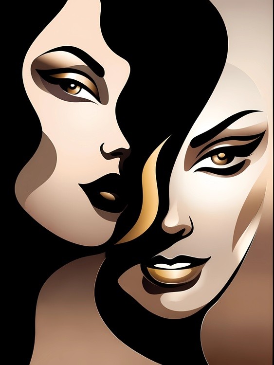 Modern Stylish Faces