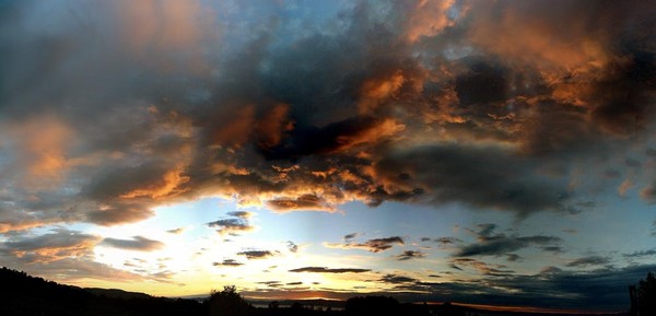 Sunset view on Dragvoll