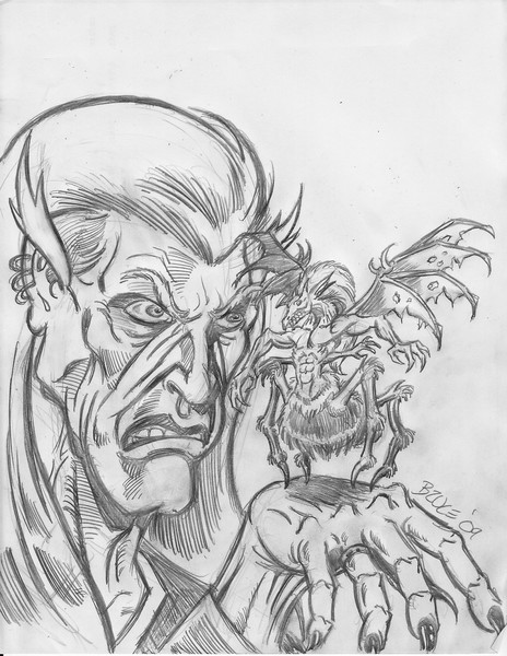 'Drow' Dark Elf and Dragloth-Feydragon 1