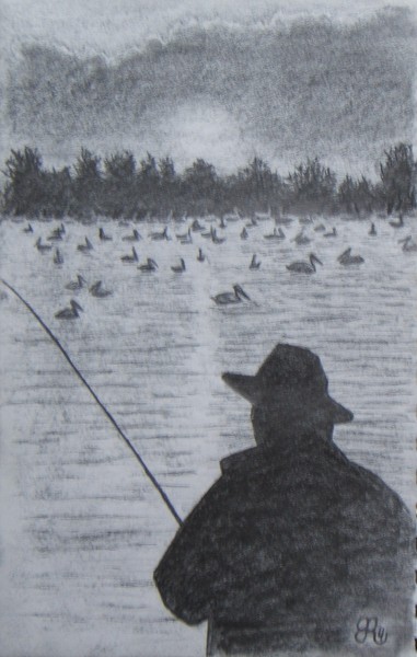 Sunset Fisherman