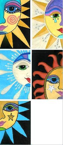 Asst Sun Faces