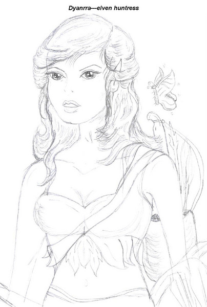 Dyanarra--Elven Huntress