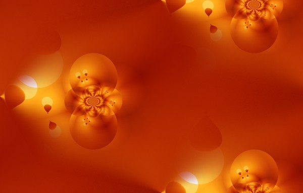 Abstract From A Sunset Sky (One)