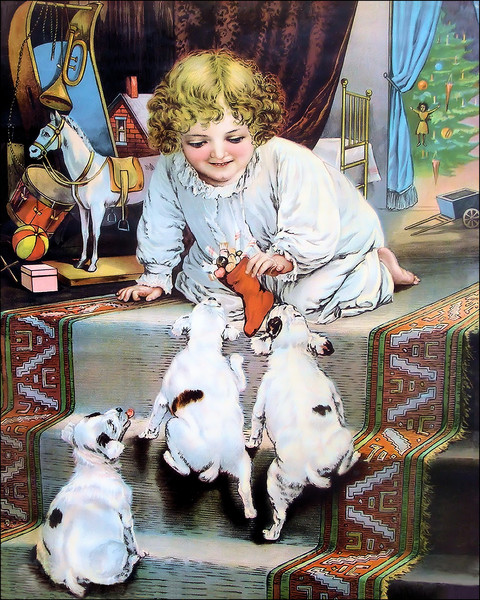 Christmas Morning Child