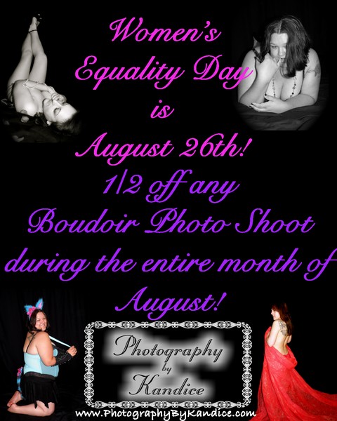 Boudoir Photography - Women's Equality Celebration