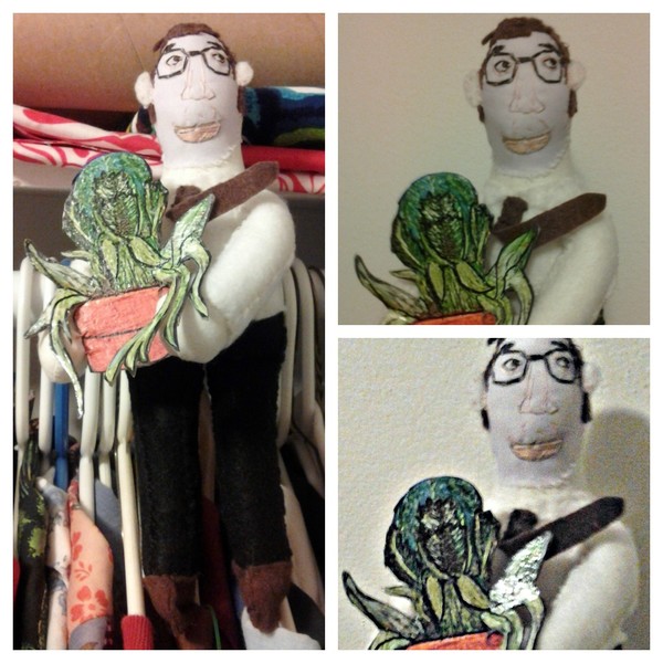 Rick Moranis/ Seymour doll w/ Audrey 2