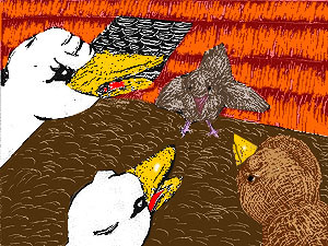 UGLY DUCKLING FLEES