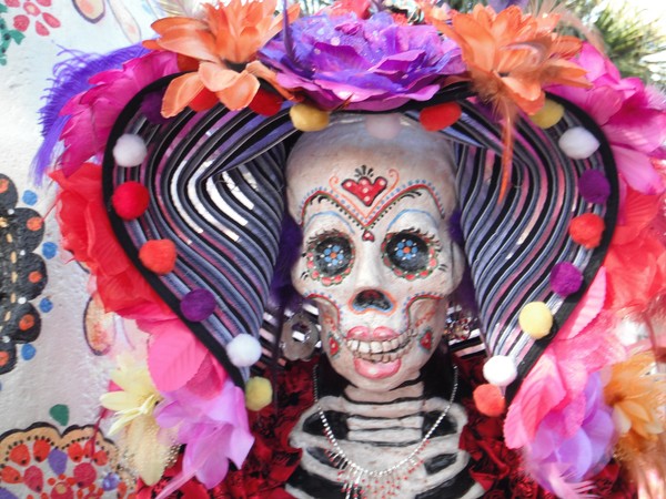 Close up of my life size Catrina Doll